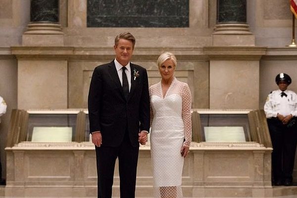 Mika Brzezinski and husband Joe 