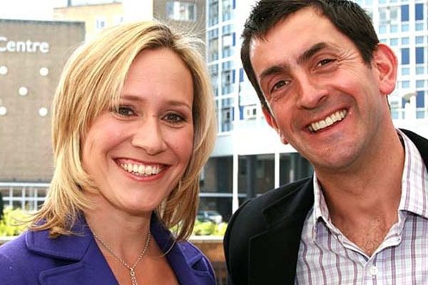 Sophie Raworth with her husband Richard Winter