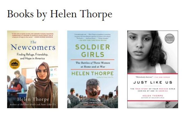 Helen Thorpe's three best-selling books