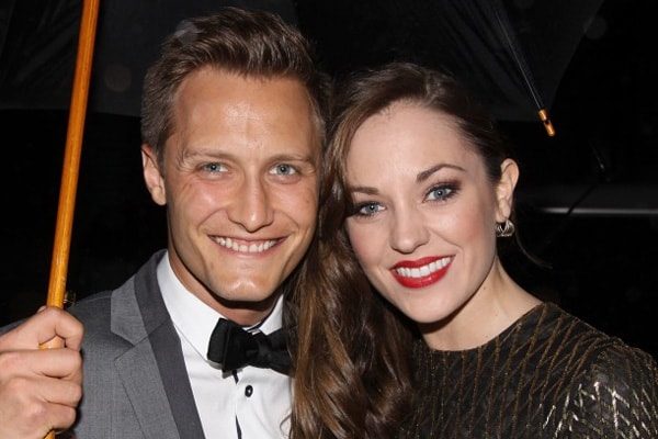 Laura Osnes with husband Nathan Johnson