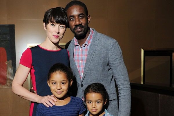 Rhashan Stone, Olivia Williams and their daughters