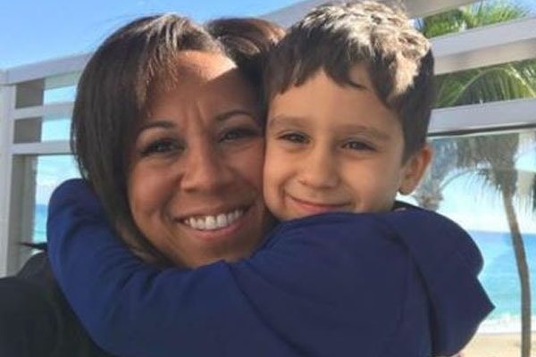 Lisa Salters with his son, Samuel