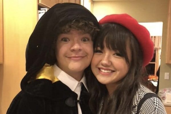 Gaten Matarazzo and his girlfriend Lizzy Yu