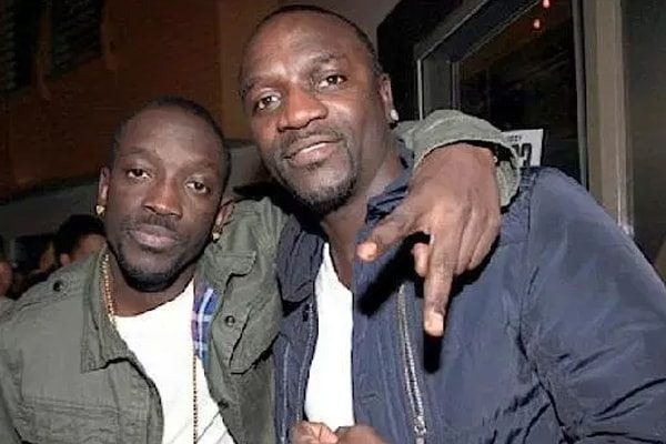 Abou Thiam with his brother Akon Thiam.