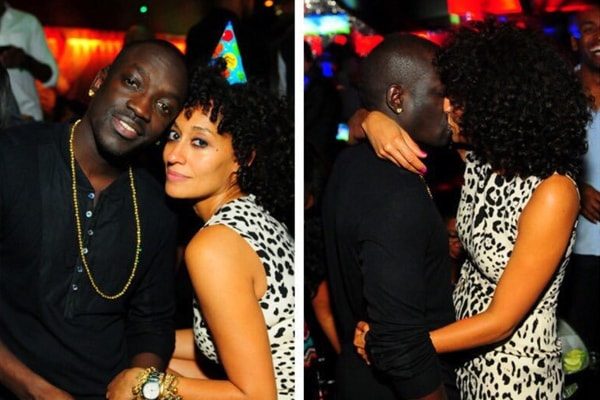 Abou Thiam with his ex girlfriend Tracee Allis Ross