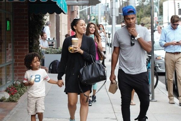 Cory Hardrict with his family