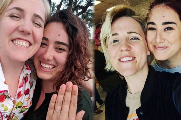 Ella Mielniczenko and Hannah Hart engaged