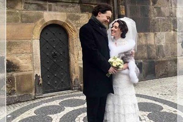 Evgeny Kissin with his wife