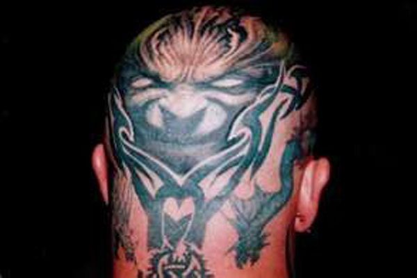 Kerry King's Tattoo Leaf Man