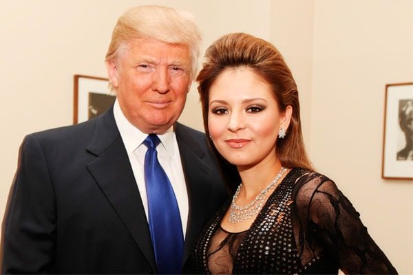 Pianist Lola Astanova with Donald Trump