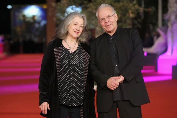Martha Argerich with her ex husband Stephen Kovacevich