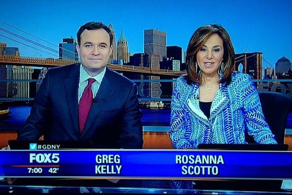 Rosanna Scotto with her co- host Greg kelly