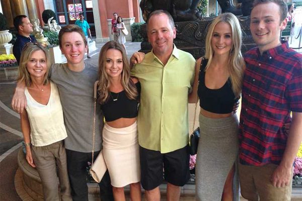 Lauren Bushnell with her family