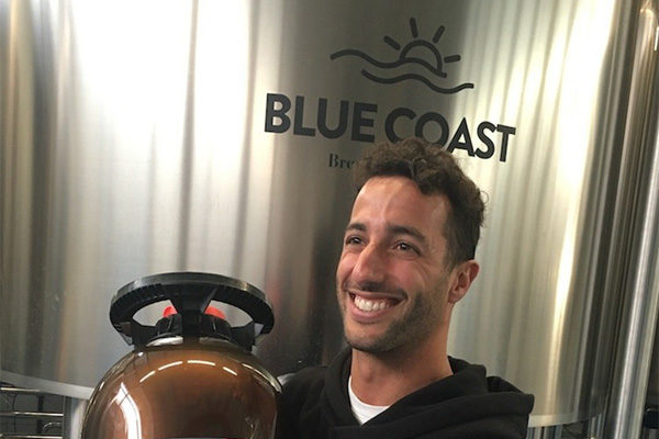 Daniel Ricciardo Blue coast