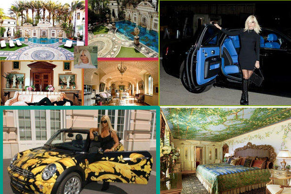 Donatella Versace's houses and car