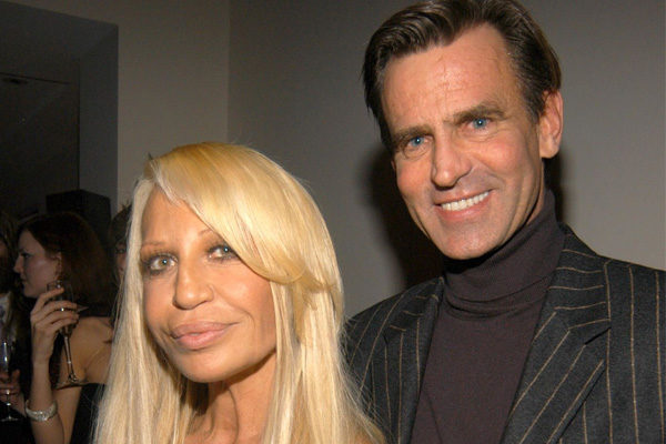 Donatella Versace and ex-husband Paul Beck