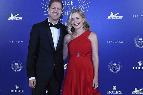 Hanna Prater and Sebastian Vettel married