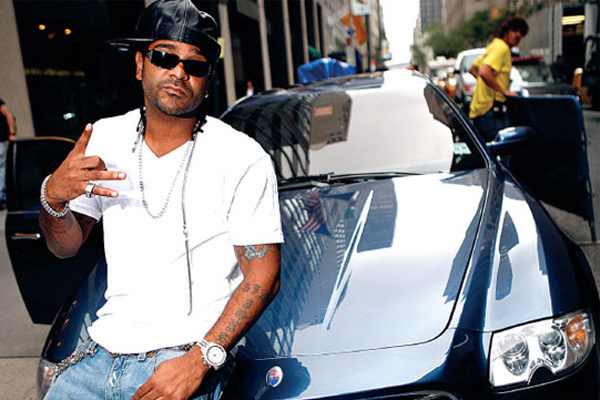 Jim Jones with his car.