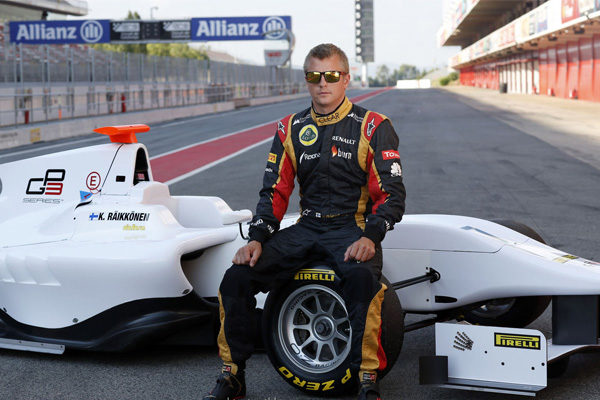 Kimi Raikkonen's racing car.