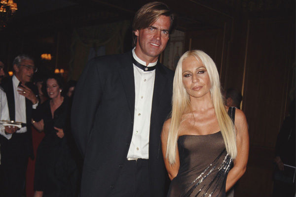 Paul Beck and Donatella Versace