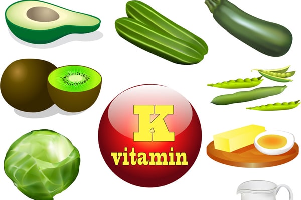 vitamin k in fruits and vegetables