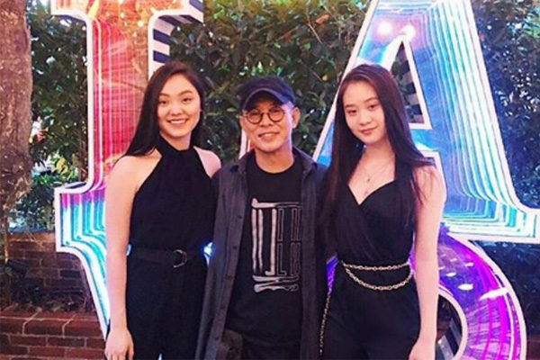 Jet Li and Nina Li Chi's daughters.