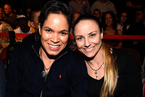 Amanda Nunes and Nina Ansaroff's relationship