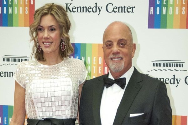 Billy Joel with his wife