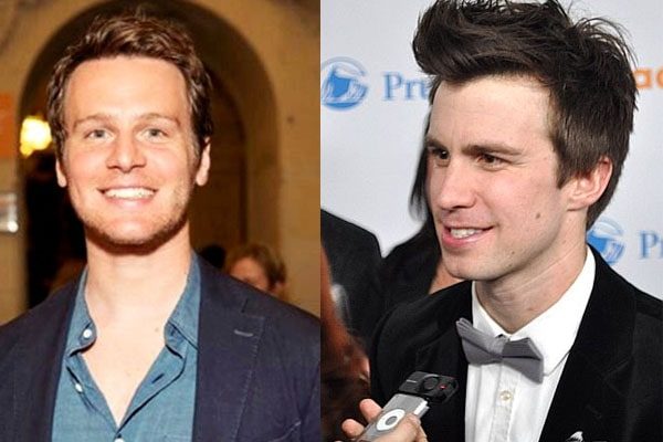 Gavin Creel and Jonathan Groff