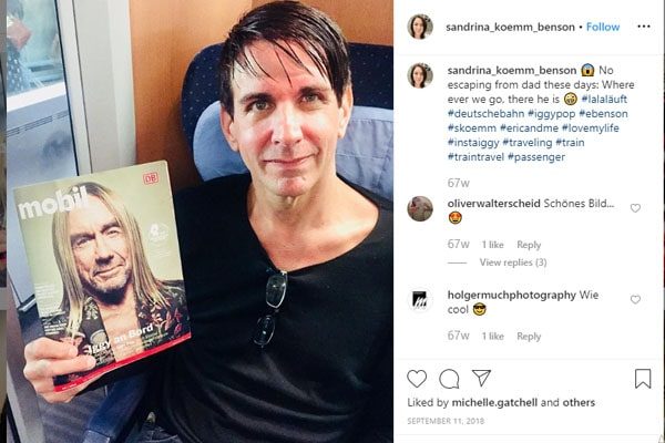 Iggy Pop's son Eric Benson