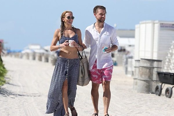 Katie Cassidy with her husband Matthew Rodgers