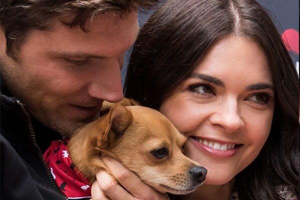 Katie Lee and Husband Ryan Biegel with Gus
