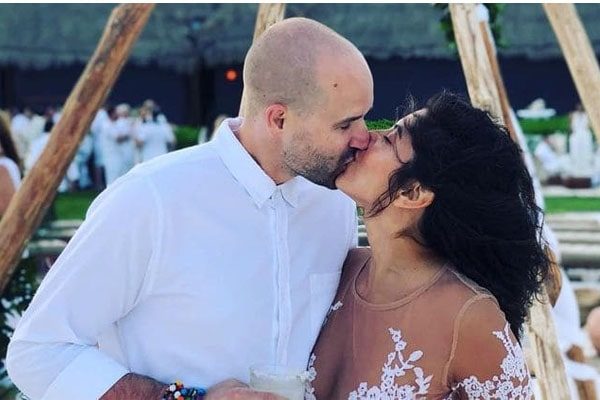 Brad Hoss and Stephanie Beatriz's wedding`