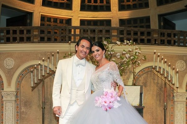 Frederic Marq and Adriana de Moura's wedding