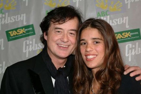 Jimmy Page and Jimena Gómez-Paratcha, ex couple