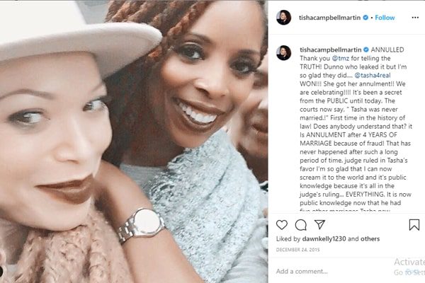 Tasha Smith's divorce