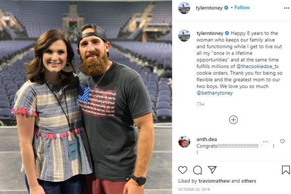 Tyler Toney's Wife Bethany Toney