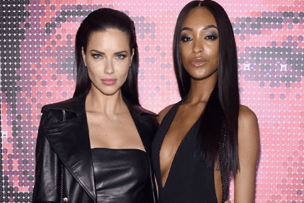 Adriana Lima and Jordan Dunn grace the Maybelline LFW event!