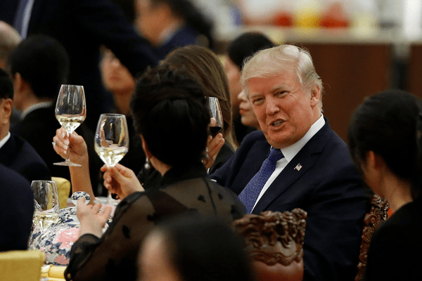Is there no State Dinner Party in Trump’s first year?