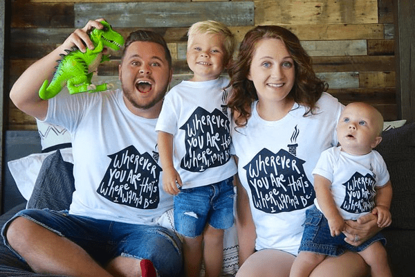 Bryan Lanning, Wife Missy, sons Oliver and Finley