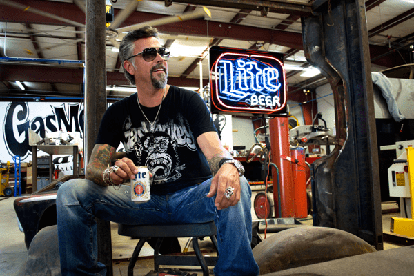 Richard Rowlings announced Miller Lite, taking one of his favorite Gas Monkey rides on a road trip
