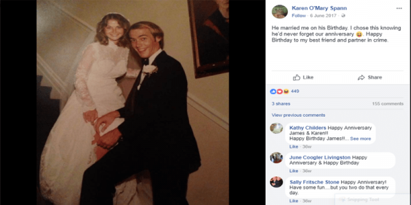 James Spann's marriage with Karen Spann
