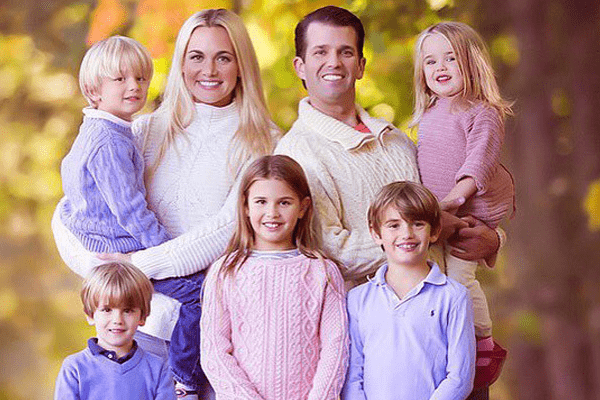 Donald Trump Jr. and wife Vanessa with kids