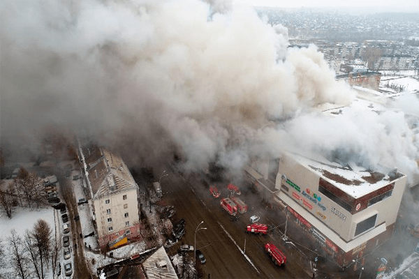 Russian shopping mall fire