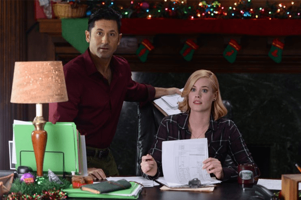 Abigail hawk in a Christmas in Vermont