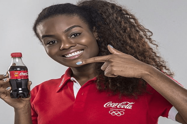 Fabiana Claudino representing Coca-Cola.