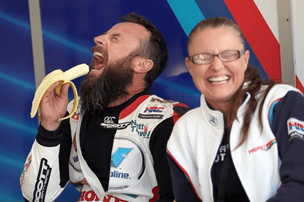 Bruce Anstey and his partner Anny Ramsey 