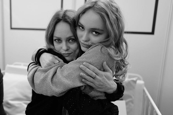 Lily Rose and mother Vanessa Paradis relationship