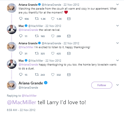 Mac Miller proposal to Ariana Grande