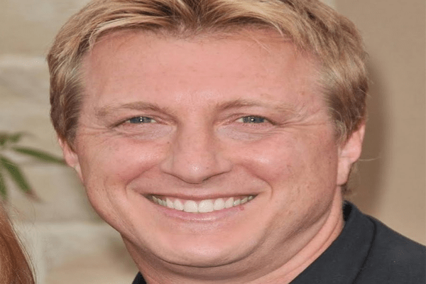 A close up picture of American Actor William Zabka